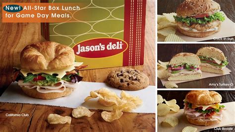 Only members of McAlisters rewards program can cash in on the BOGO deal; the promotion applies to one sandwich per order of equal or lesser value and excludes. . Jasons deli game day